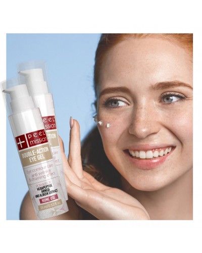 Двойно интензивен гел-серум за кожата около очите 15мл DOUBLE-ACTION EYE GEL от Peel Mission 