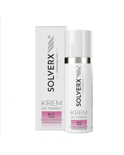 Хидратиращ, изглаждащ крем 30 мл. Solverx tHA cream с хиалуронова киселина от  Solverx cosmeology care 
