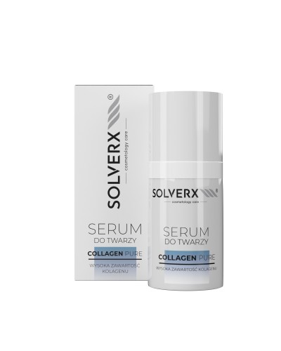 Стягащ, уплътняващ колагенов серум 30 мл. Solverx Collagen Pure Serum  от Solverx cosmetology care 